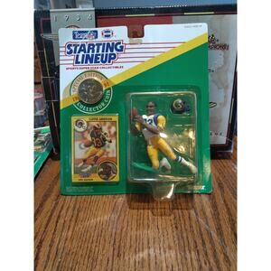 1991 NFL Starting Lineup FLIPPER ANDERSON Kenner Figure wCollector Coin Box 78
